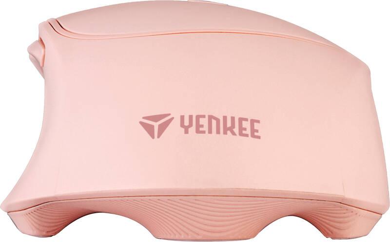 Myš YENKEE YMS 2080PK WL SLIDER růžová