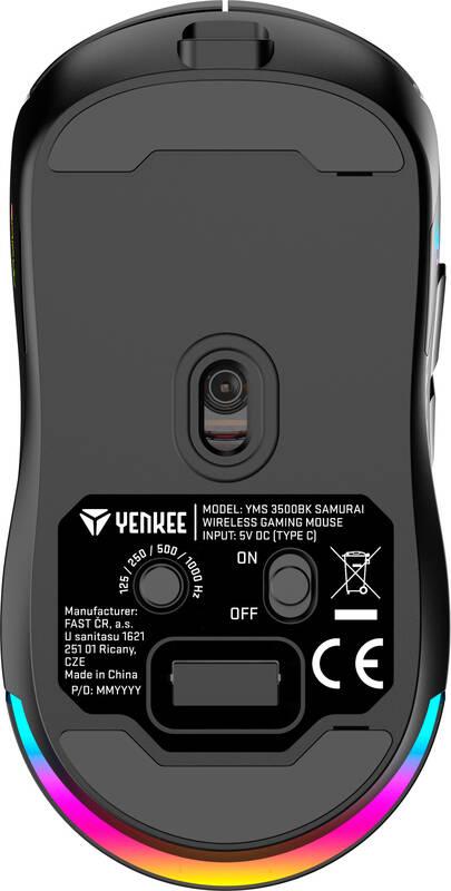 Myš YENKEE YMS 3500BK SAMURAI černá