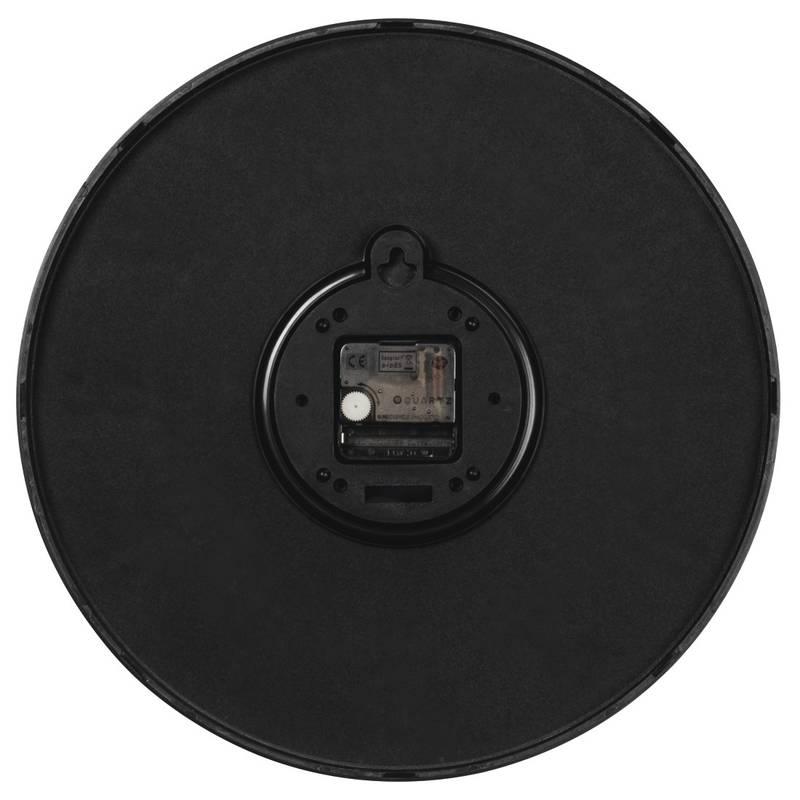 Nástěnné hodiny Hama Black Digits černé bílé