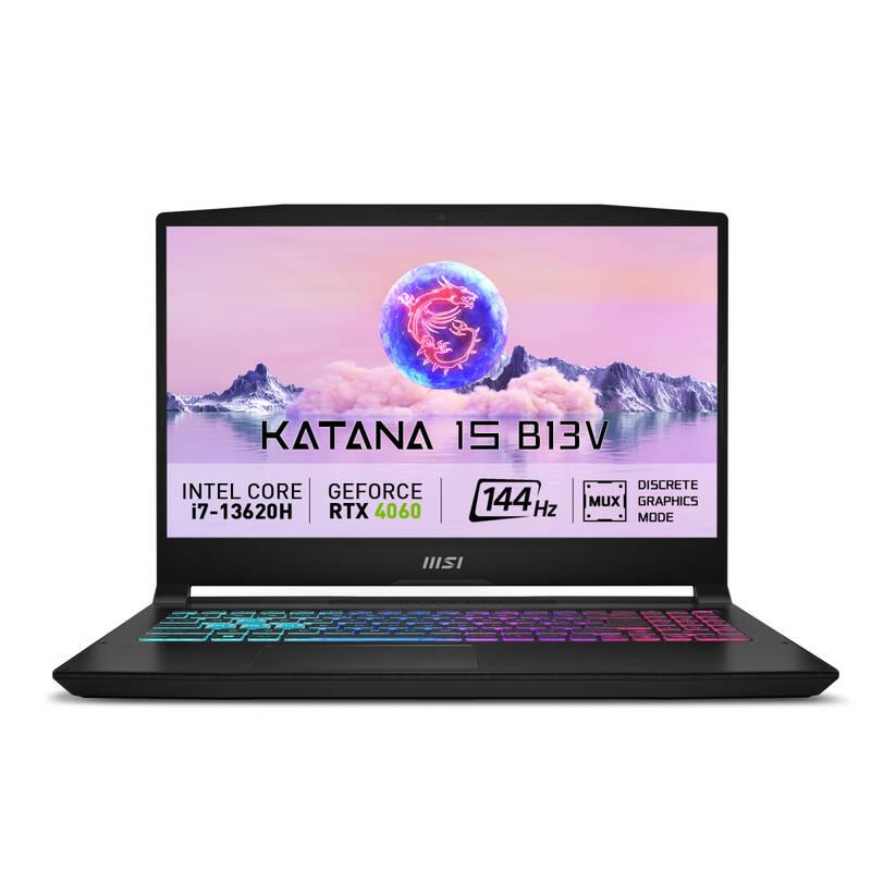 Notebook MSI Katana 15 B13VFK-292CZ černý