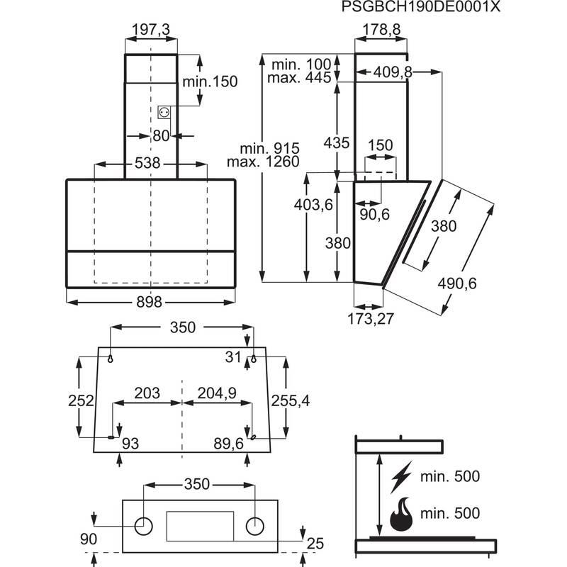 Odsavač par Electrolux 700 SENSE LFV619R černý