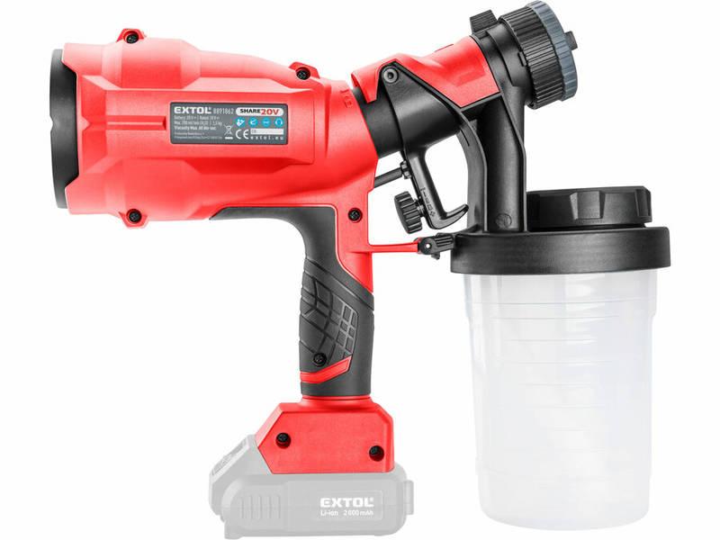 Pistole stříkací EXTOL PREMIUM 8891863 20V Li-ion