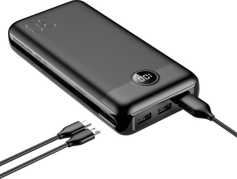 Powerbank YENKEE YPB 3018 18W, 30 000mAh černá