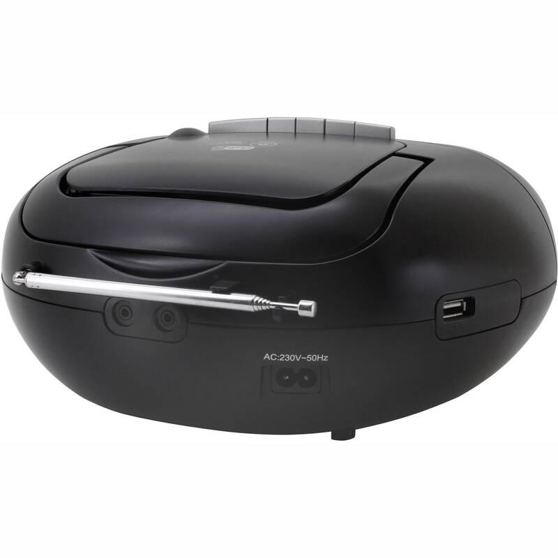 Radiomagnetofon s DAB CD Soundmaster SCD7800SW černý