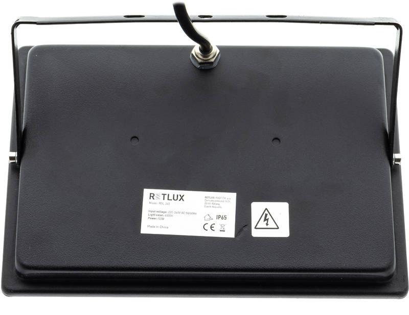 Reflektor RETLUX RSL 245, LED 50W černý