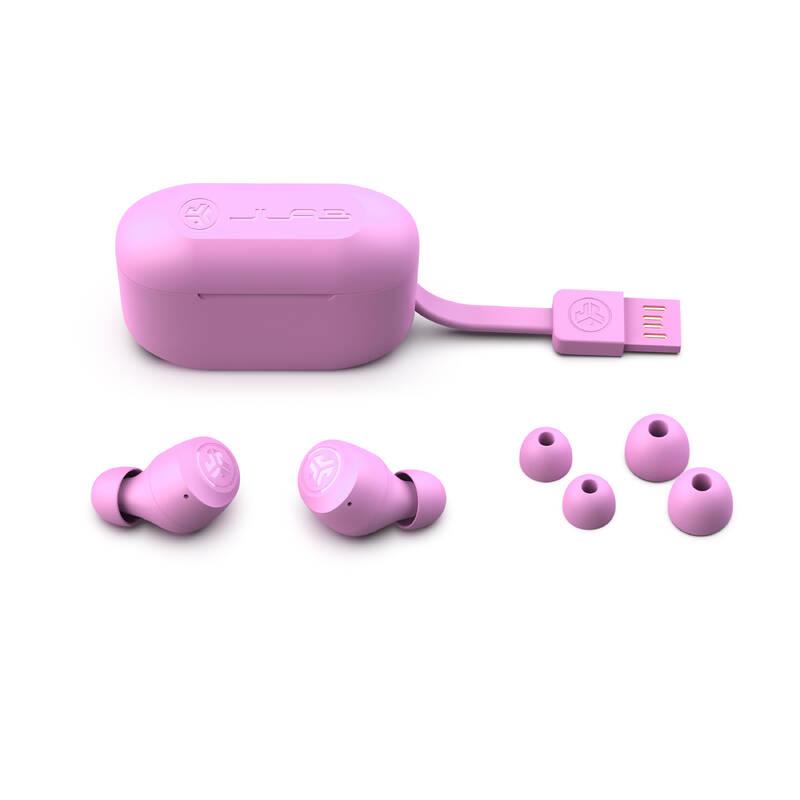 Sluchátka JLab Go Air Pop True Wireless Earbuds růžová