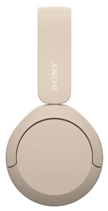 Sluchátka Sony WH-CH520 béžová, Sluchátka, Sony, WH-CH520, béžová