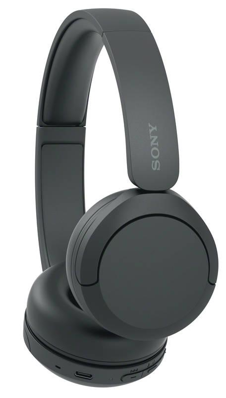 Sluchátka Sony WH-CH520 černá, Sluchátka, Sony, WH-CH520, černá
