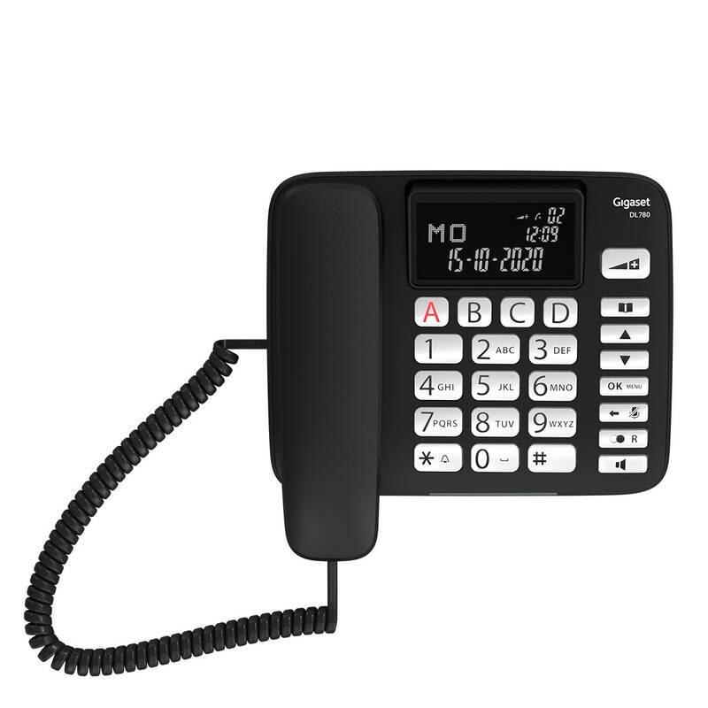 Domácí telefon Gigaset DL780 PLUS černý, Domácí, telefon, Gigaset, DL780, PLUS, černý