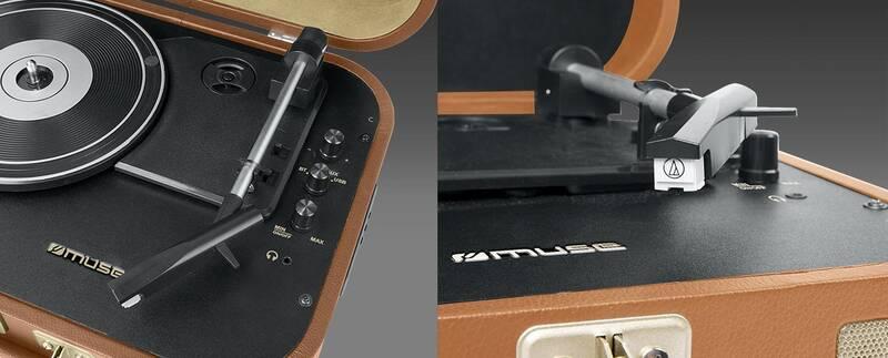 Gramofon MUSE MT-501 ATC hnědý