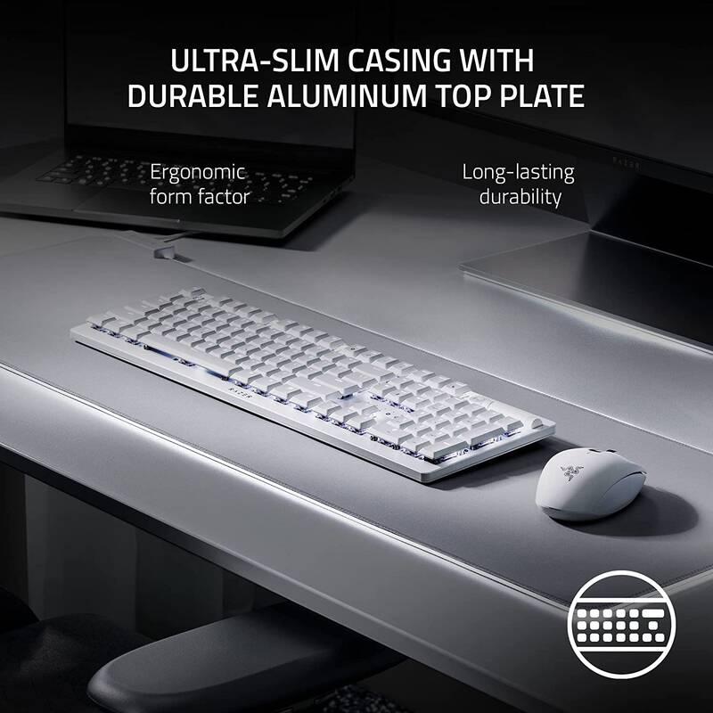 Klávesnice Razer DeathStalker V2 Pro - US Layout bílá