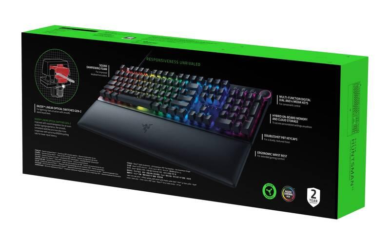 Klávesnice Razer Huntsman V2 - US Layout černá