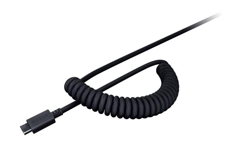 Klávesy Razer PBT Keycap Coiled Cable Upgrade Set - US UK černé