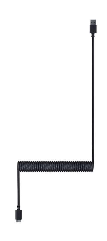Klávesy Razer PBT Keycap Coiled Cable Upgrade Set - US UK černé