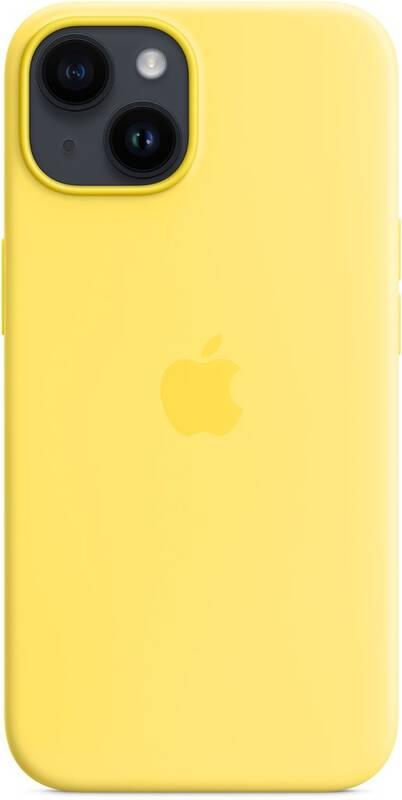 Kryt na mobil Apple Silicone Case s MagSafe pro iPhone 14 - kanárkově žlutý
