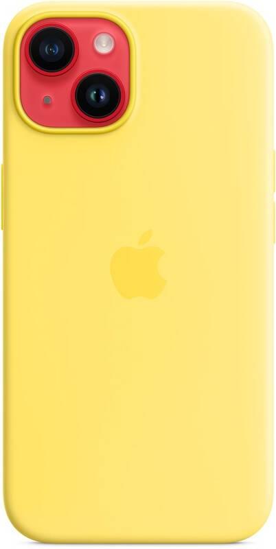 Kryt na mobil Apple Silicone Case s MagSafe pro iPhone 14 - kanárkově žlutý, Kryt, na, mobil, Apple, Silicone, Case, s, MagSafe, pro, iPhone, 14, kanárkově, žlutý