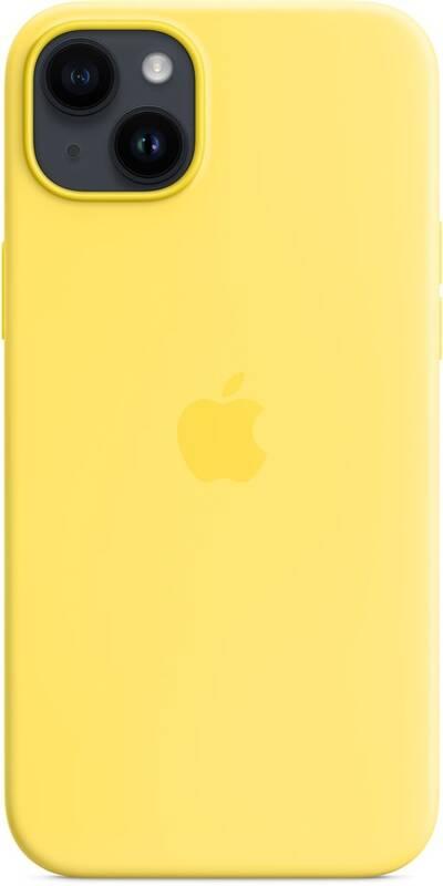 Kryt na mobil Apple Silicone Case s MagSafe pro iPhone 14 Plus - kanárkově žlutý