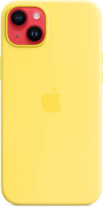 Kryt na mobil Apple Silicone Case s MagSafe pro iPhone 14 Plus - kanárkově žlutý