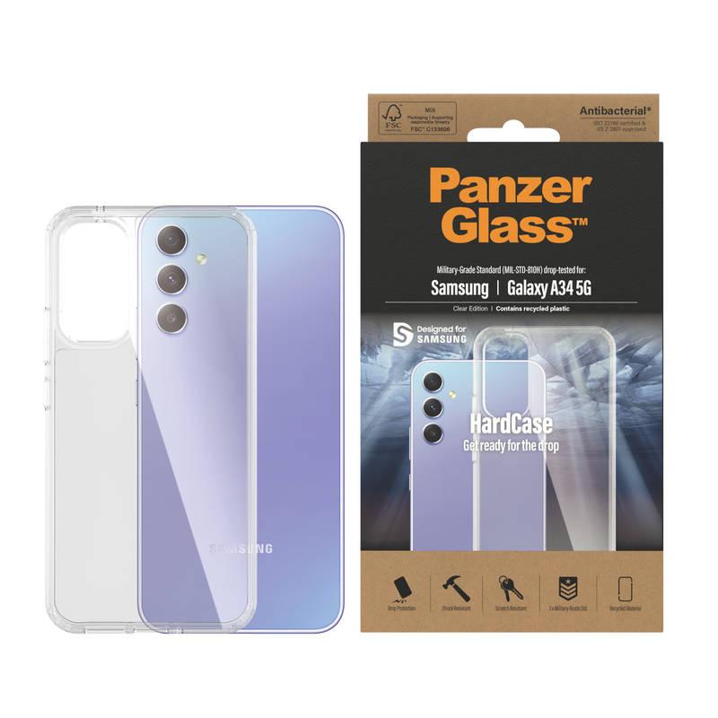 Kryt na mobil PanzerGlass HardCase na Samsung Galaxy A34 5G průhledný, Kryt, na, mobil, PanzerGlass, HardCase, na, Samsung, Galaxy, A34, 5G, průhledný