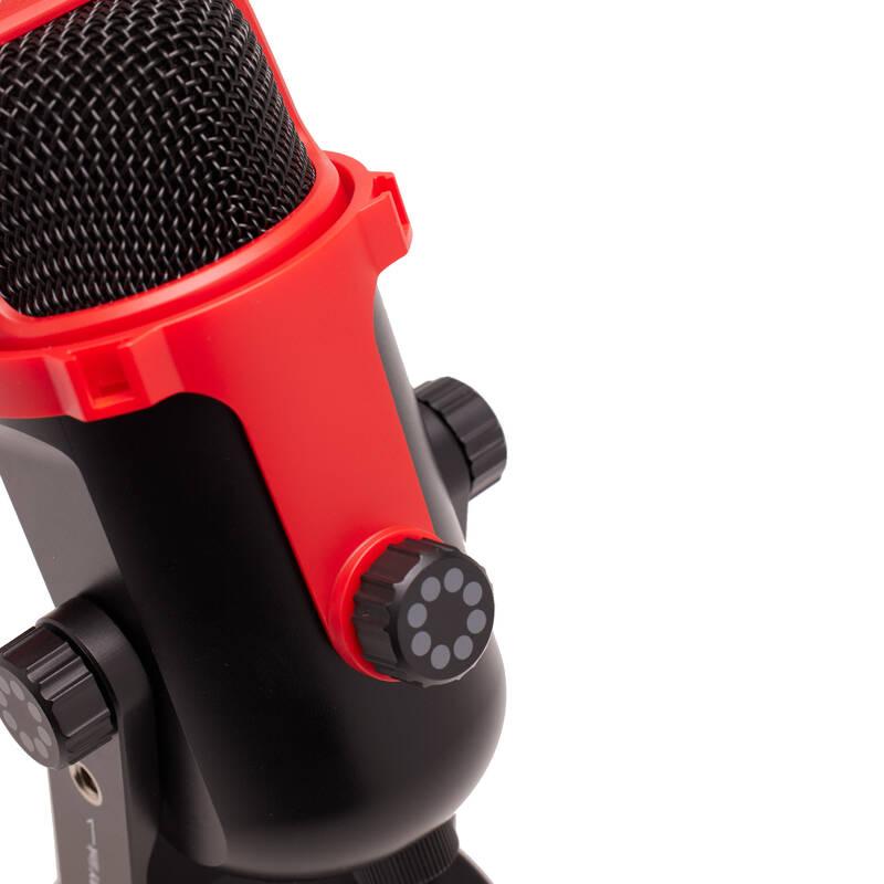 Mikrofon JOBY Wavo POD černý červený, Mikrofon, JOBY, Wavo, POD, černý, červený