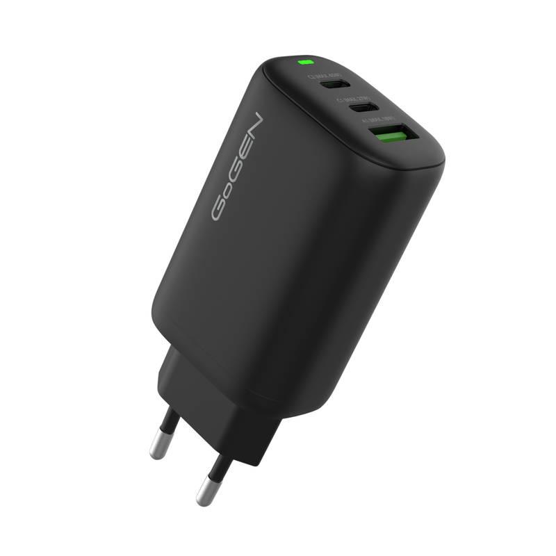 Nabíječka do sítě GoGEN ACHPD 365, 2xUSB-C, 1x USB-A, 65W černá, Nabíječka, do, sítě, GoGEN, ACHPD, 365, 2xUSB-C, 1x, USB-A, 65W, černá