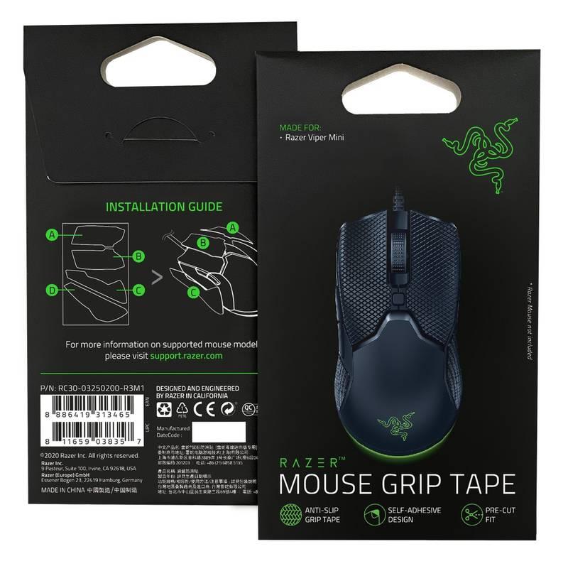 Nálepka Razer Mouse Grip Tape - Razer Viper Mini černá