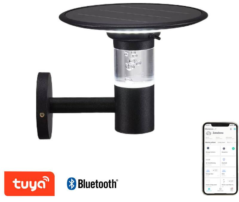 Nástěnné svítidlo IMMAX NEO LITE BUBBLES, solární černé