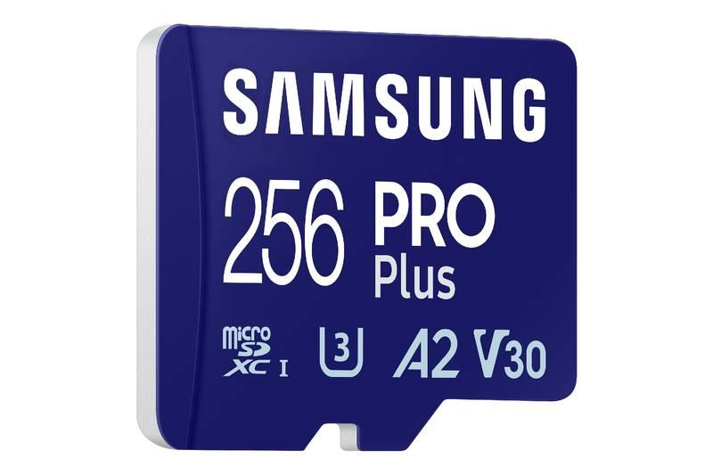 Paměťová karta Samsung PRO Plus MicroSDXC 256GB USB adaptér