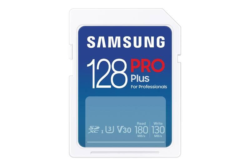Paměťová karta Samsung PRO Plus SDXC 128GB USB adaptér