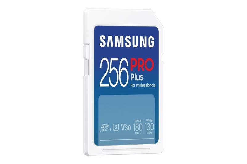 Paměťová karta Samsung PRO Plus SDXC 256GB USB adaptér
