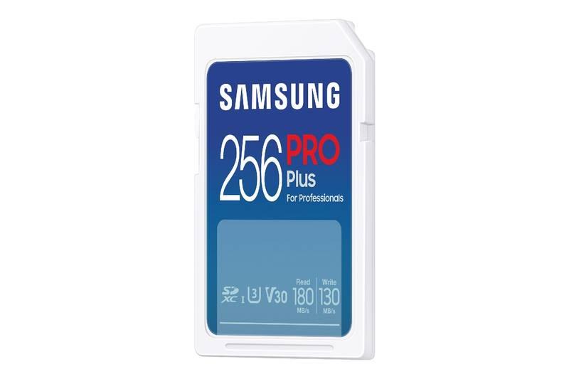 Paměťová karta Samsung PRO Plus SDXC 256GB USB adaptér