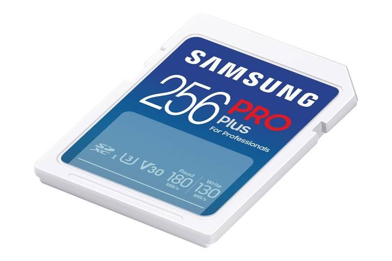 Paměťová karta Samsung PRO Plus SDXC 256GB USB adaptér