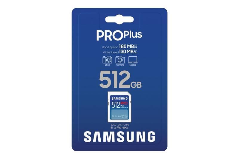Paměťová karta Samsung PRO Plus SDXC 512GB