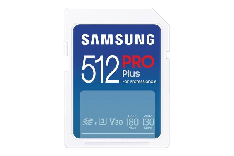 Paměťová karta Samsung PRO Plus SDXC 512GB USB adaptér