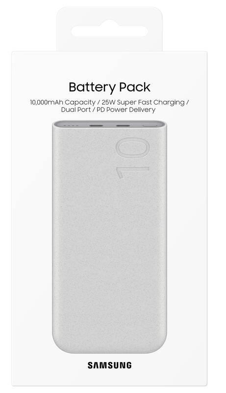 Powerbank Samsung 10 000 mAh 25W, USB-C béžová