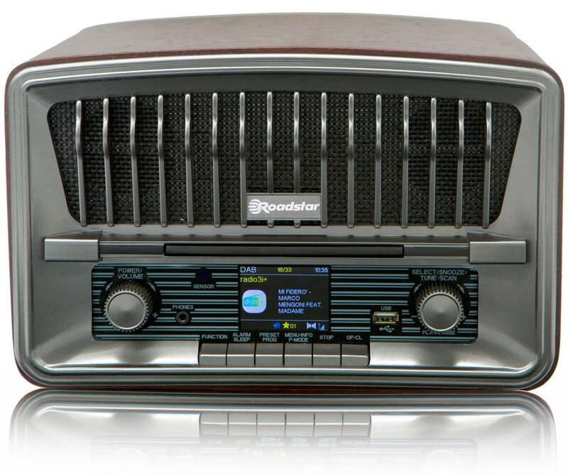 Radiopřijímač DAB CD Roadstar HRA-270 CD BT černý, Radiopřijímač, DAB, CD, Roadstar, HRA-270, CD, BT, černý