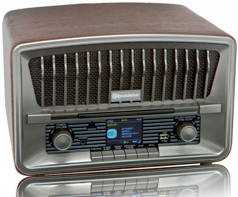 Radiopřijímač DAB CD Roadstar HRA-270 CD BT černý