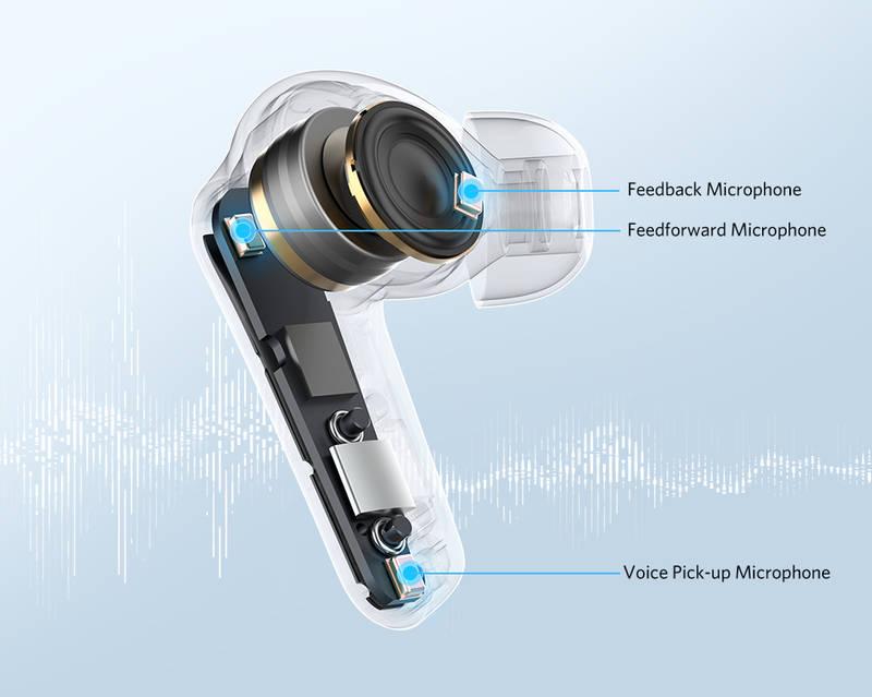 Sluchátka EarFun Air Pro 3 černá