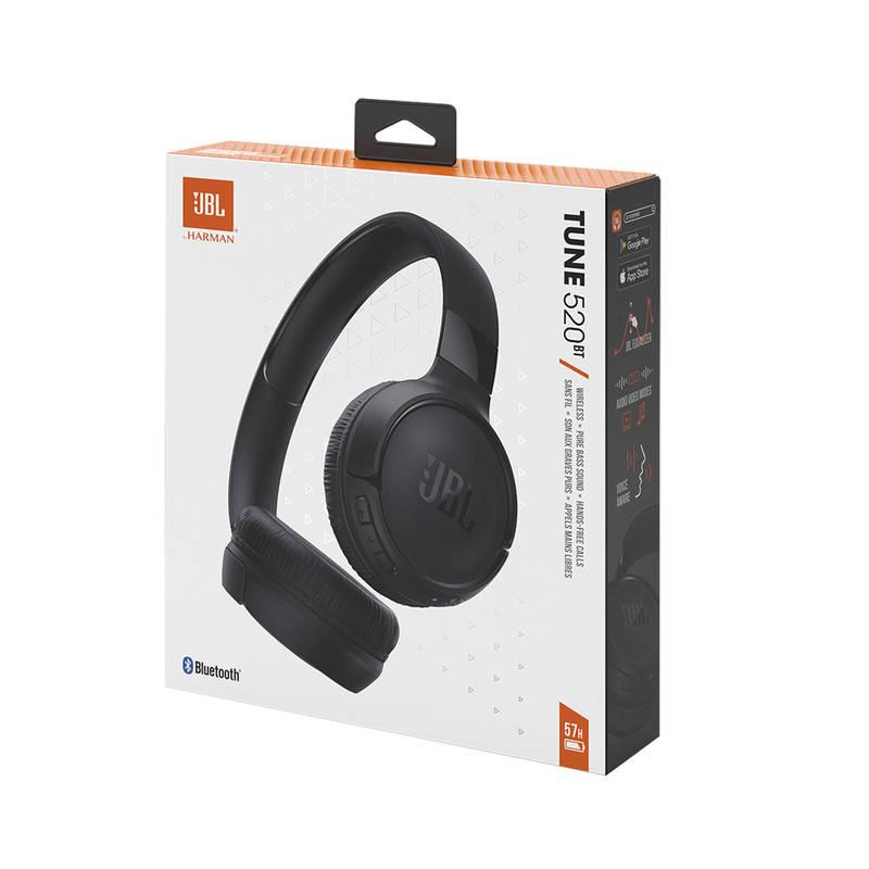 Sluchátka JBL Tune 520BT černá