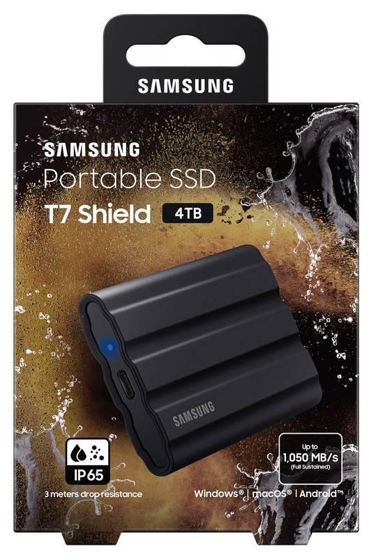 SSD externí Samsung T7 Shield 4TB černý