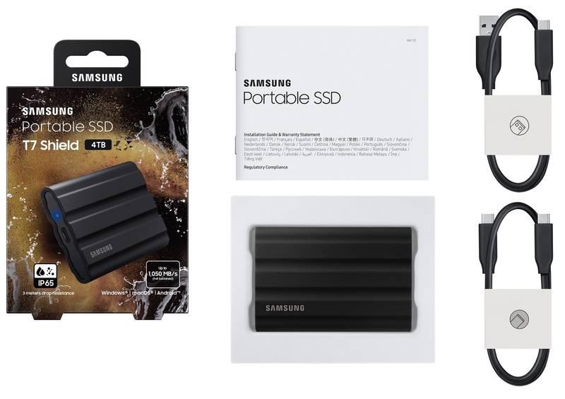 SSD externí Samsung T7 Shield 4TB černý