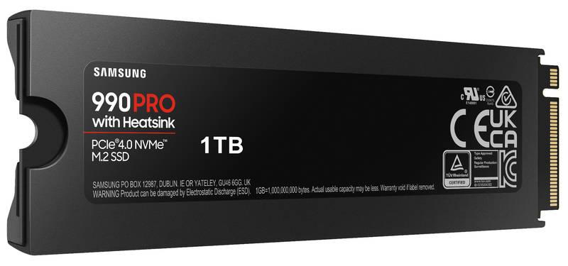 SSD Samsung 990 PRO 1TB M.2 s chladičem, SSD, Samsung, 990, PRO, 1TB, M.2, s, chladičem
