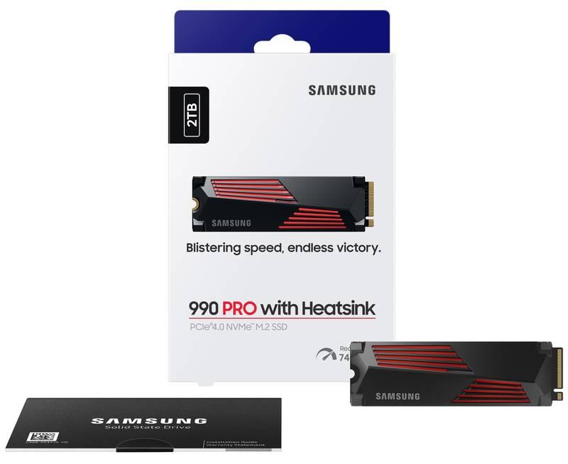 SSD Samsung 990 PRO 2TB M.2 s chladičem