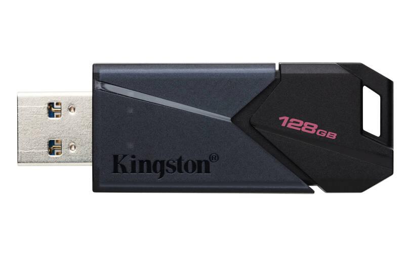 USB Flash Kingston DataTraveler Exodia Onyx 128GB USB 3.2 černý, USB, Flash, Kingston, DataTraveler, Exodia, Onyx, 128GB, USB, 3.2, černý