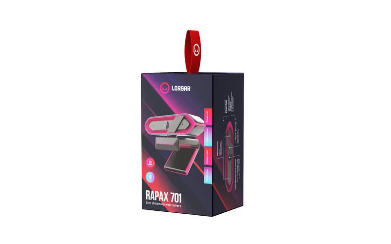 Webkamera Lorgar RAPAX 701 černá růžová