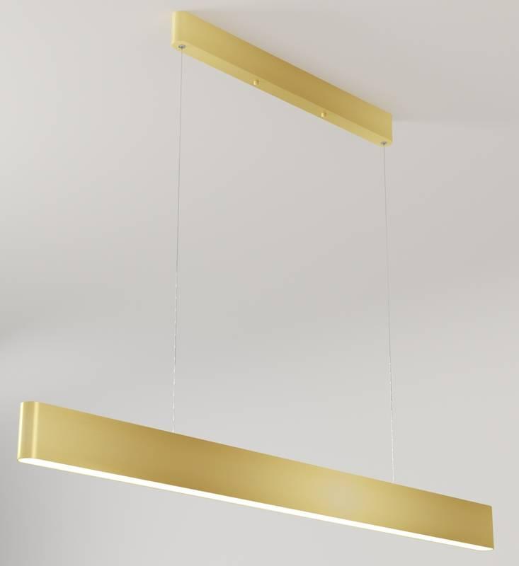 Závěsné svítidlo IMMAX NEO MILANO 120 cm 40 W zlaté
