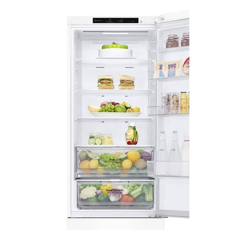 Chladnička s mrazničkou LG GBP62SWNBC bílá