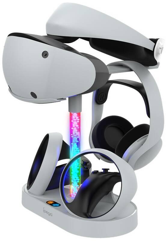 Dokovací stanice iPega P5V001 pro PS VR2 bílá