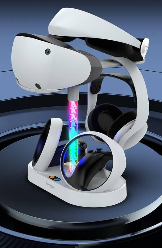 Dokovací stanice iPega P5V001 pro PS VR2 bílá