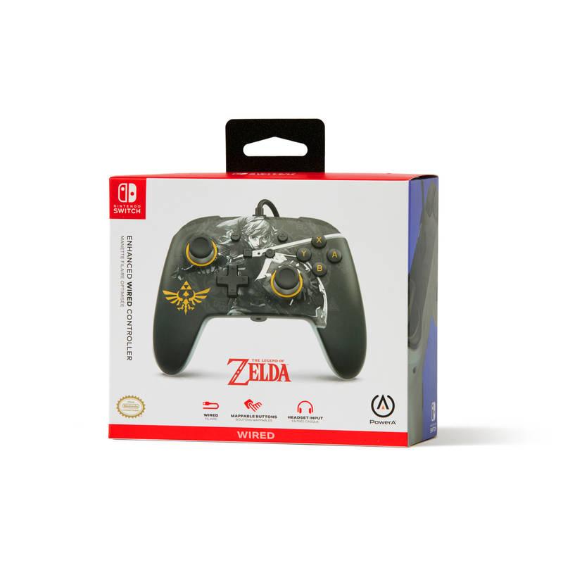 Gamepad PowerA Enhanced Wired pro Nintendo Switch - Battle-Ready Link